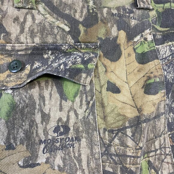 No Trace Camo Pants Mossy Oak Woodland Adjustable Belt Hunting Baggy 3X 46X36 - Picture 7 of 10